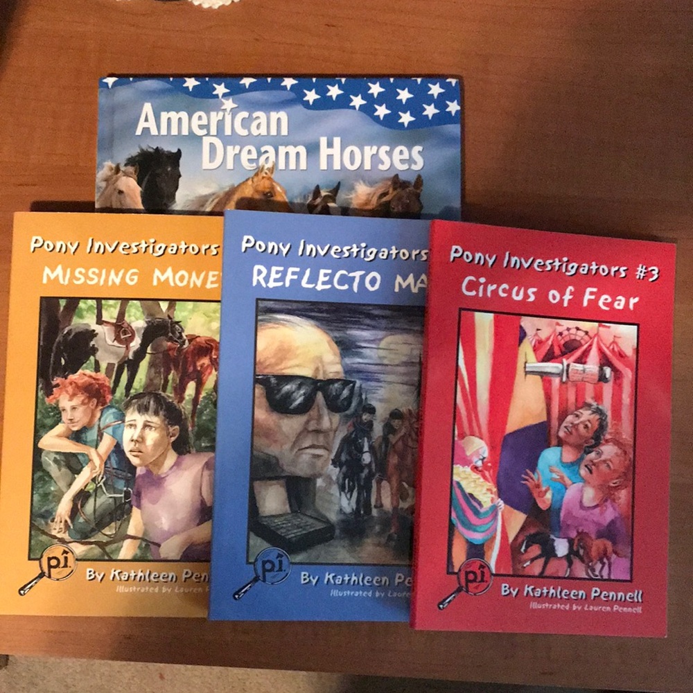 Lot of 4 horse books